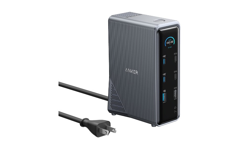 Anker Prime Charging Docking Station (14-in-1, Dual Display, 160W