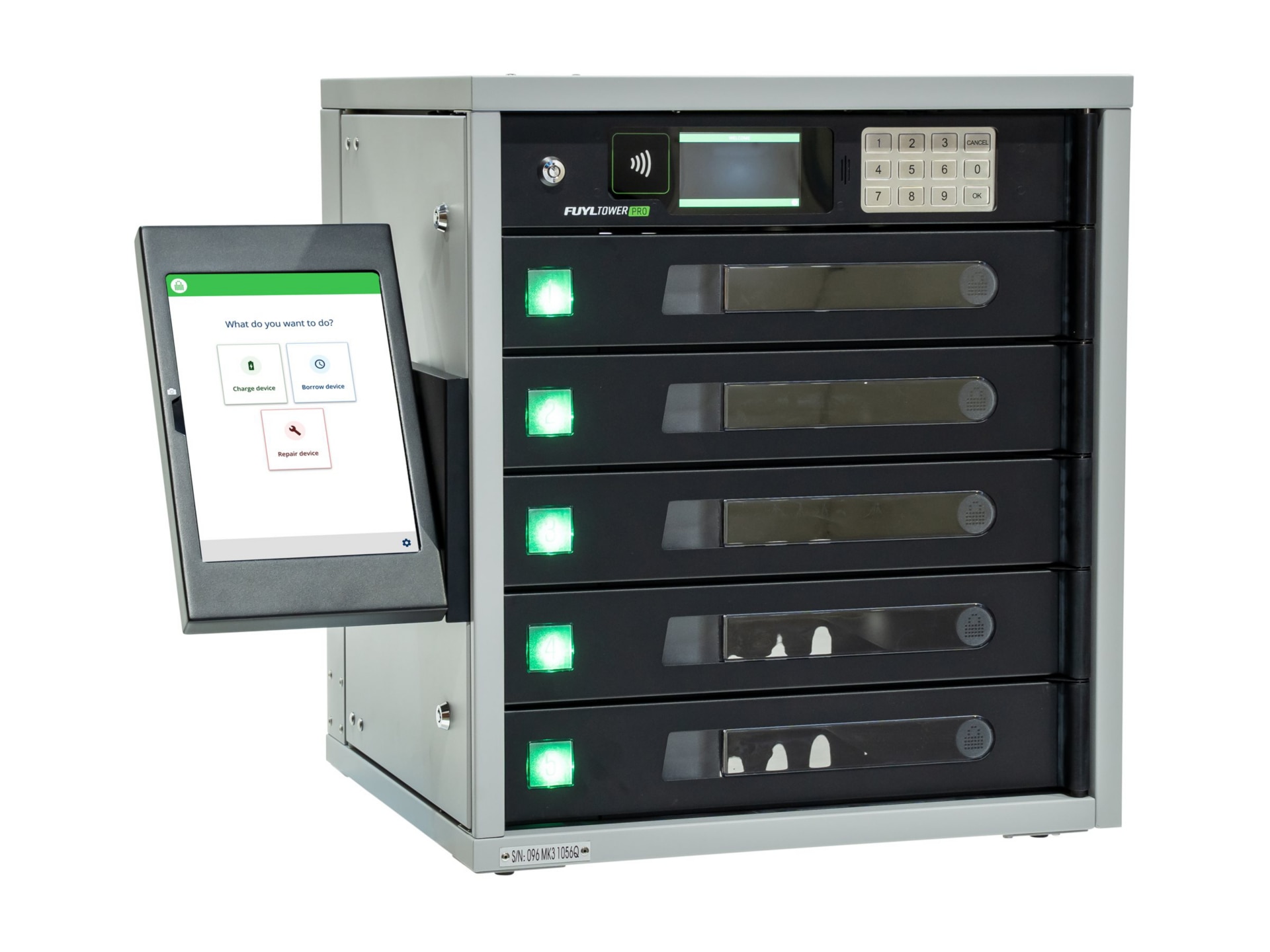 LocknCharge FUYL Tower Pro 15 storage box - for 5 devices - with Enhanced 3