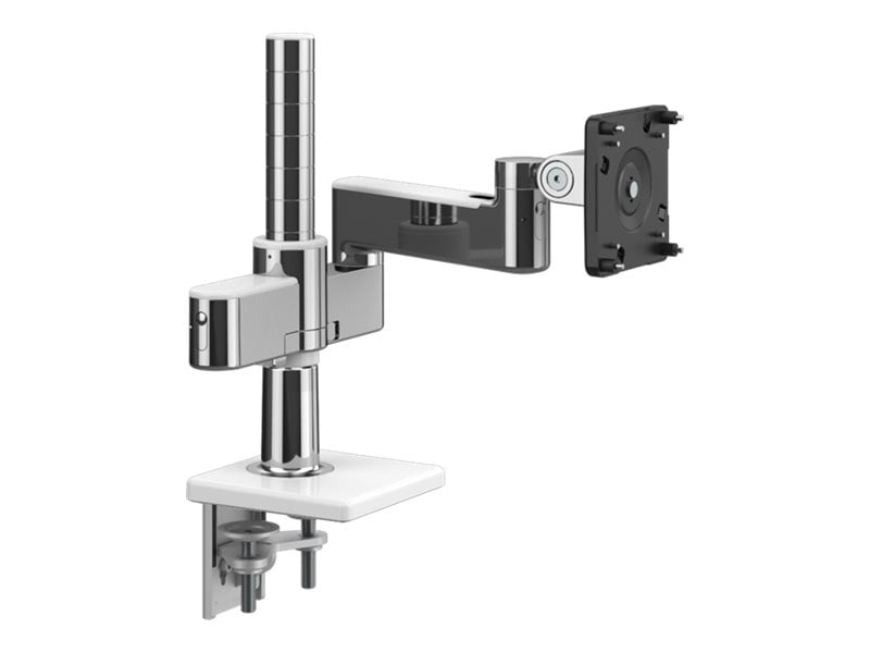 Humanscale M/FLEX M8.1 mounting kit - for LCD display - polished aluminum with white trim