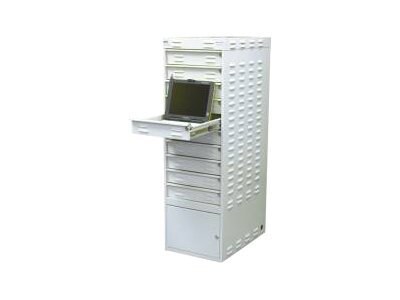 PSSI Dock & Lock Laptop Storage Cabinet 1652-L-10 - notebook security cabin