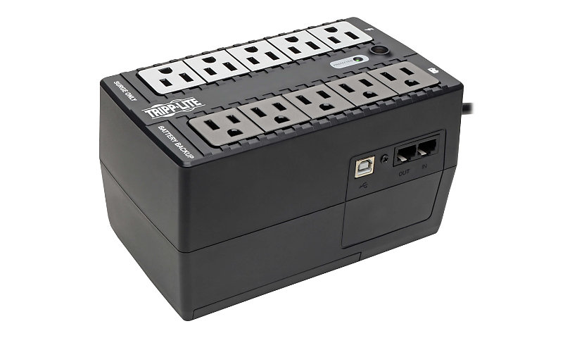 Tripp Lite 550VA UPS Desktop 120V Battery Back Up Compact