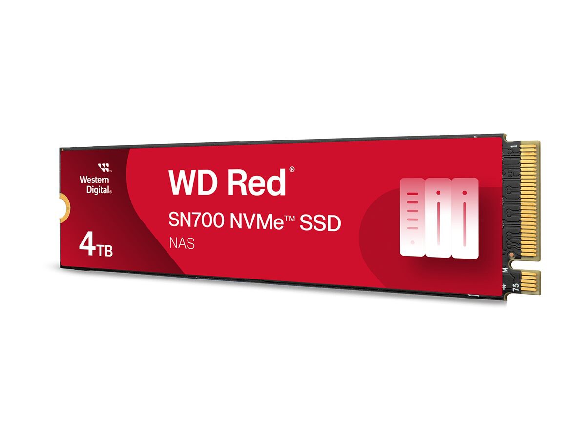 WD Red SN700 WDS400T1R0C-68BDK0 - SSD - 4 TB - PCIe 3.0 x4 (NVMe)