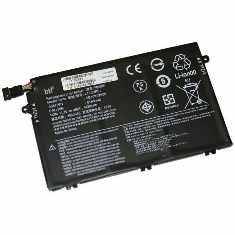 BTI 01AV446-BTI 11.1V 45WHR LI-ION BATTERY 01AV445, 5B10W13887, L17C3P51, L