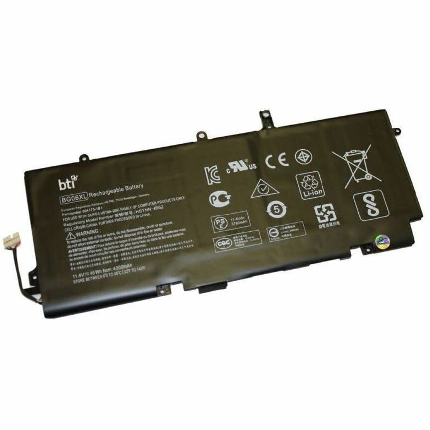 BTI 805096-005-BTI 11.4V 45WHR LI-ION BATTERY 804175-181, 805096-005, 804175-1B1, BG06045XL-PL, 804175-1C1, BG06XL,