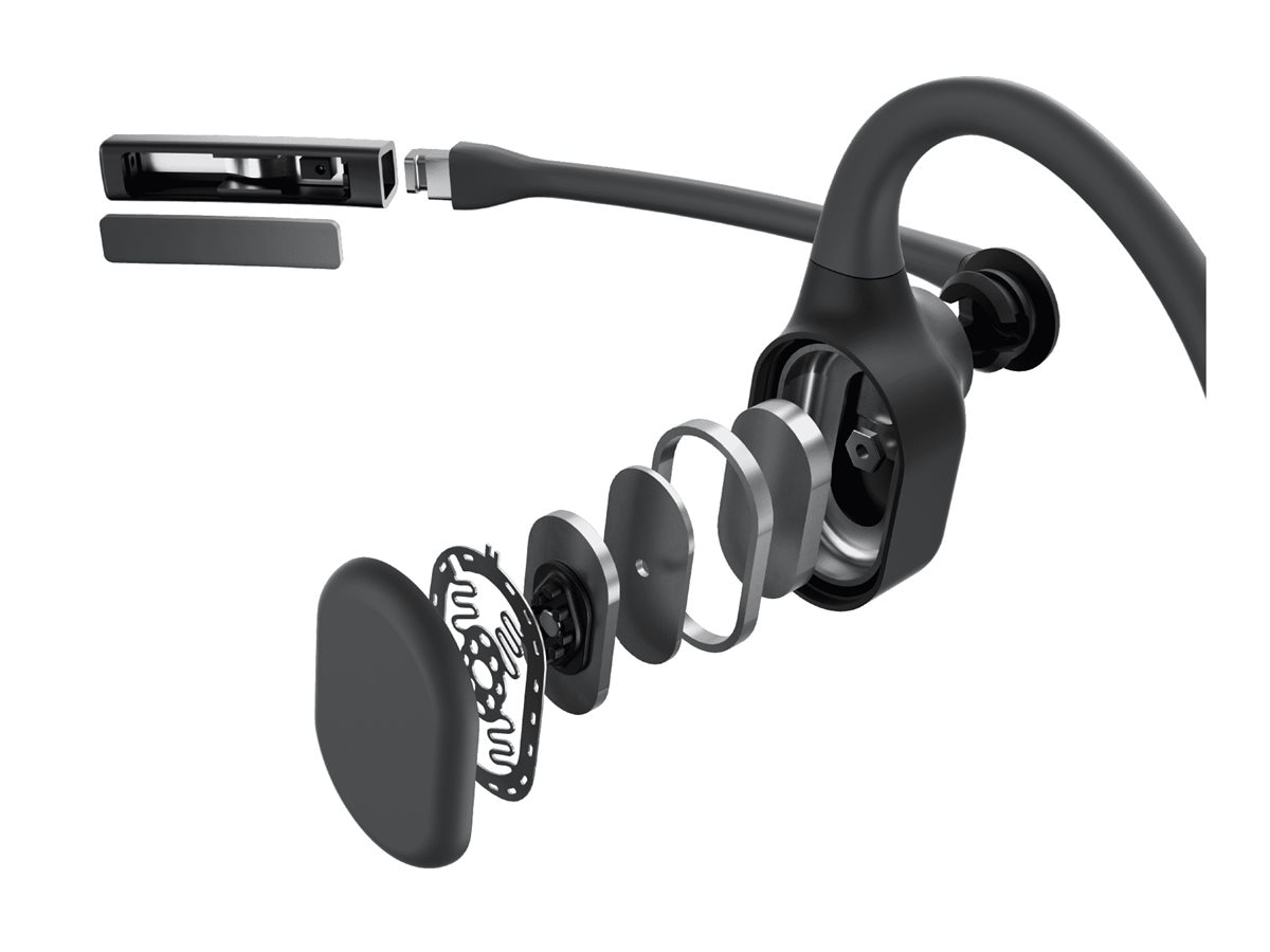 Thumbnail 3 of 10 for Shokz OpenComm2 UC 2025 Upgrade - Binaural Wireless Headset - USB-C - Black