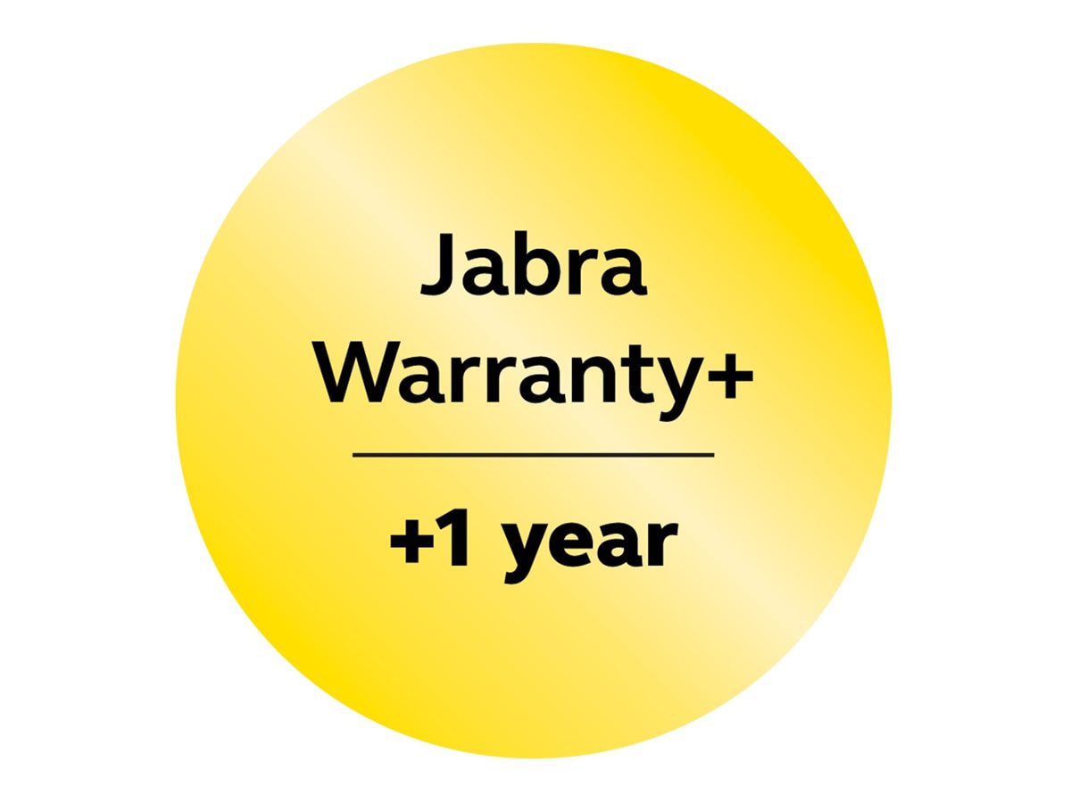 Jabra Warranty+ - extended service agreement - 1 year