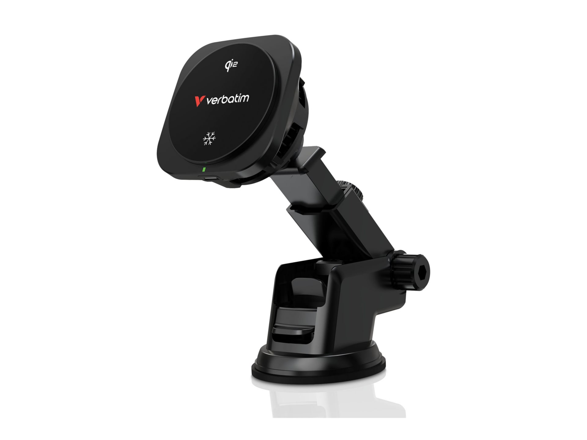 Verbatim Charge 'n' Drive car wireless charging holder - Qi2 - 15 Watt
