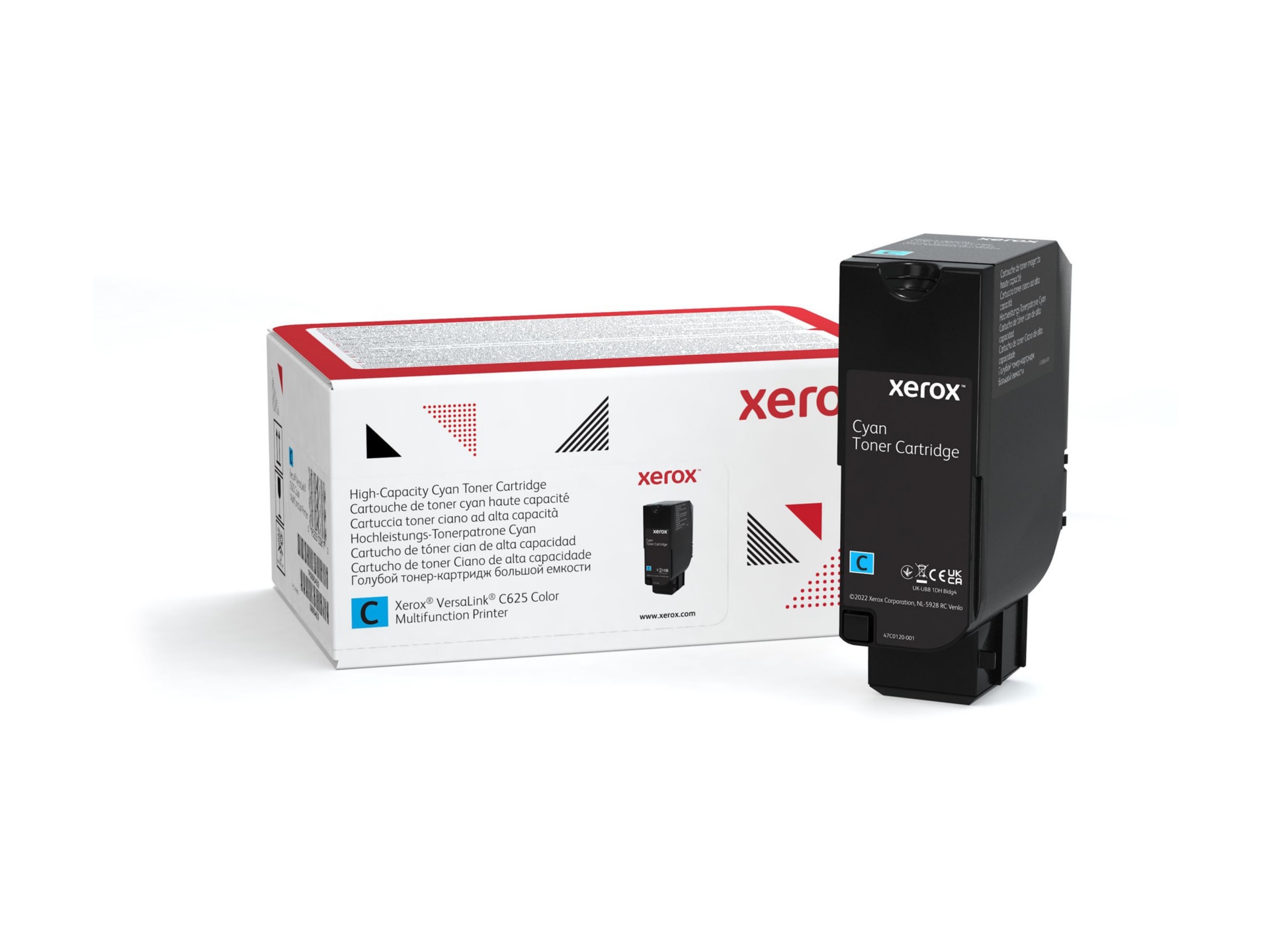 Xerox - High Capacity - cyan - original - toner cartridge