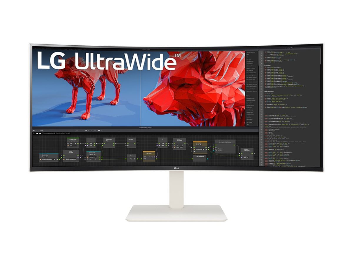 LG UltraWide 38BR85QC-W - LED monitor - curved - 38" - HDR