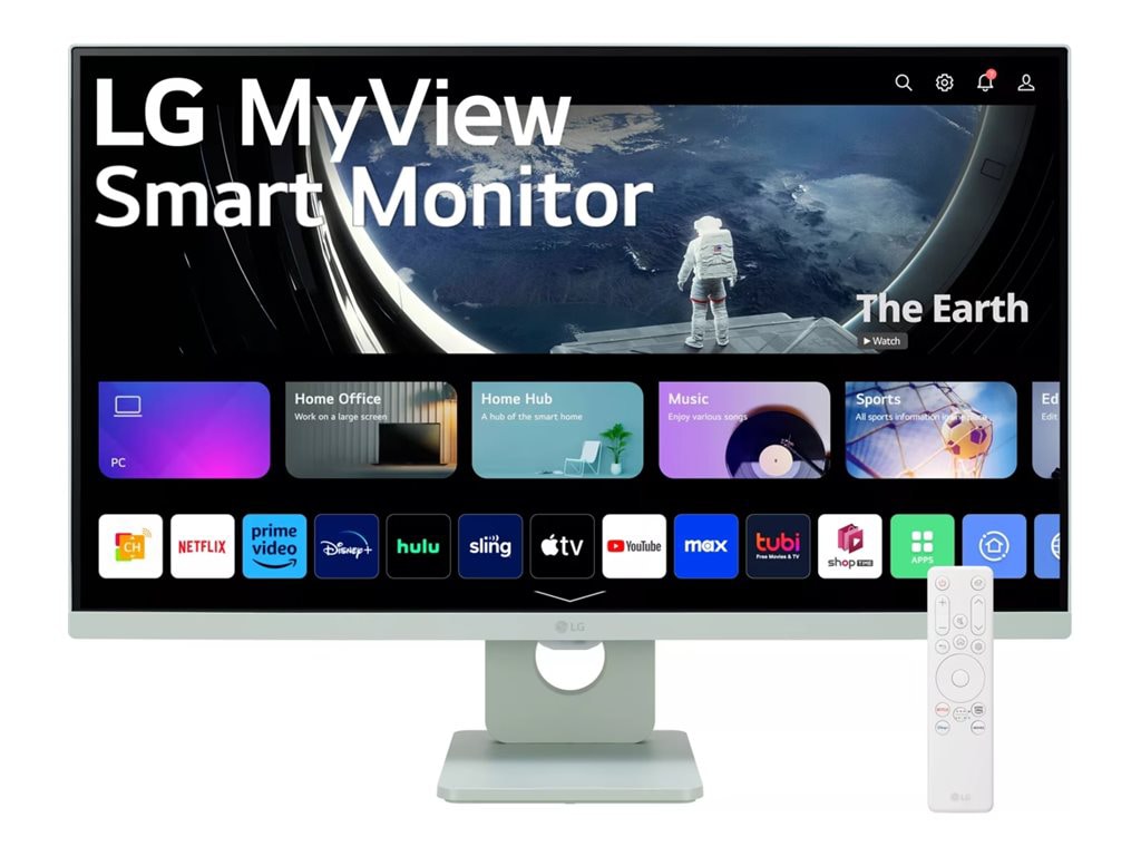 LG MyView 27SR50F-G 27" Class Full HD Smart LCD Monitor - 16:9 - Green
