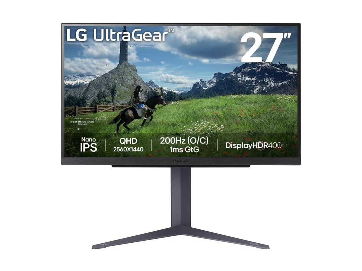 LG UltraGear 27GS85Q-B - LED monitor - 27" - HDR