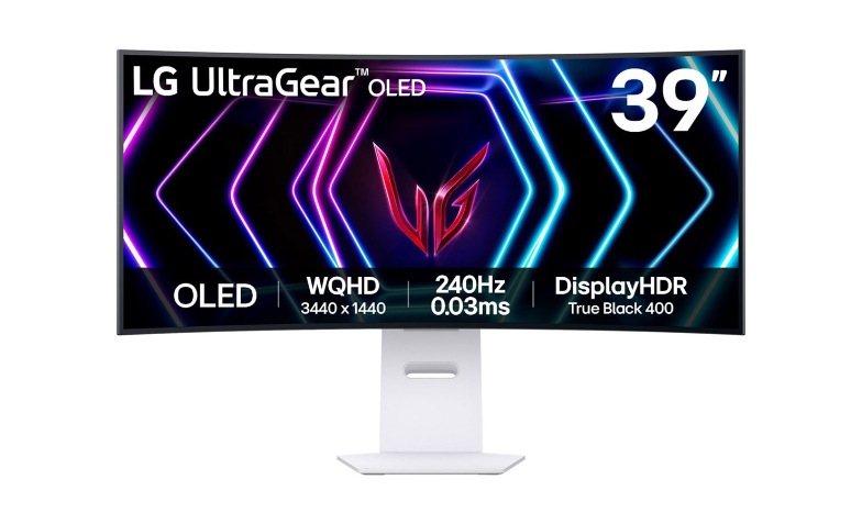 LG UltraGear 39GS95QE-W - OLED monitor - curved - 39
