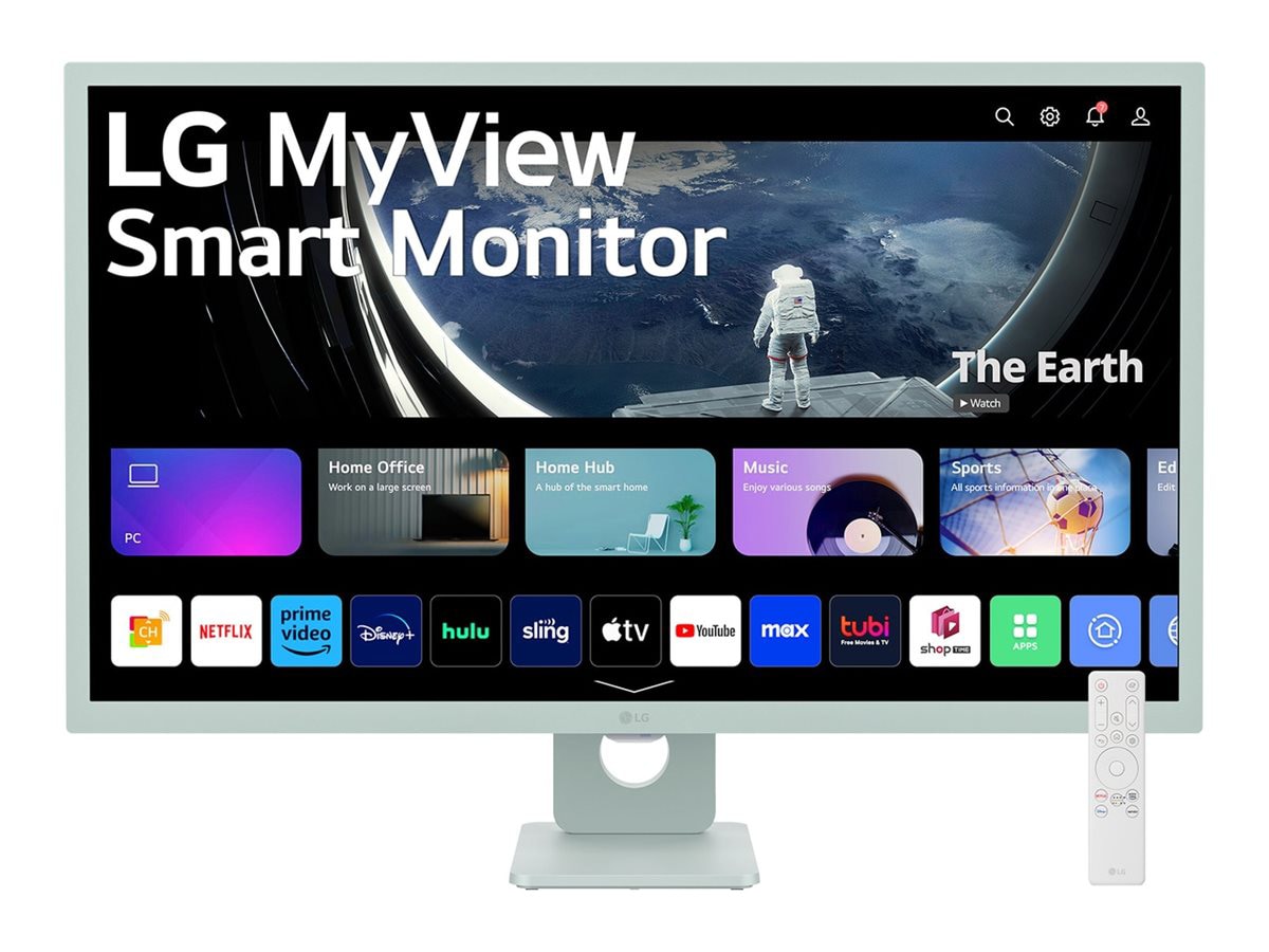 LG MyView 32SR50F-G 32" Class Full HD Smart LCD Monitor - 16:9 - Green
