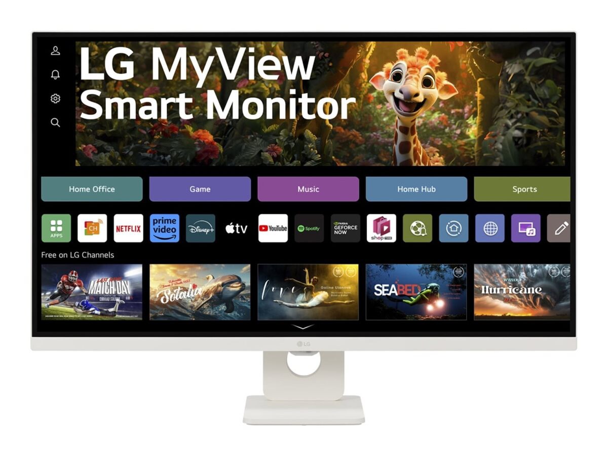 LG MyView 32SR73U-W 32" Class 4K UHD Smart LCD Monitor - 16:9