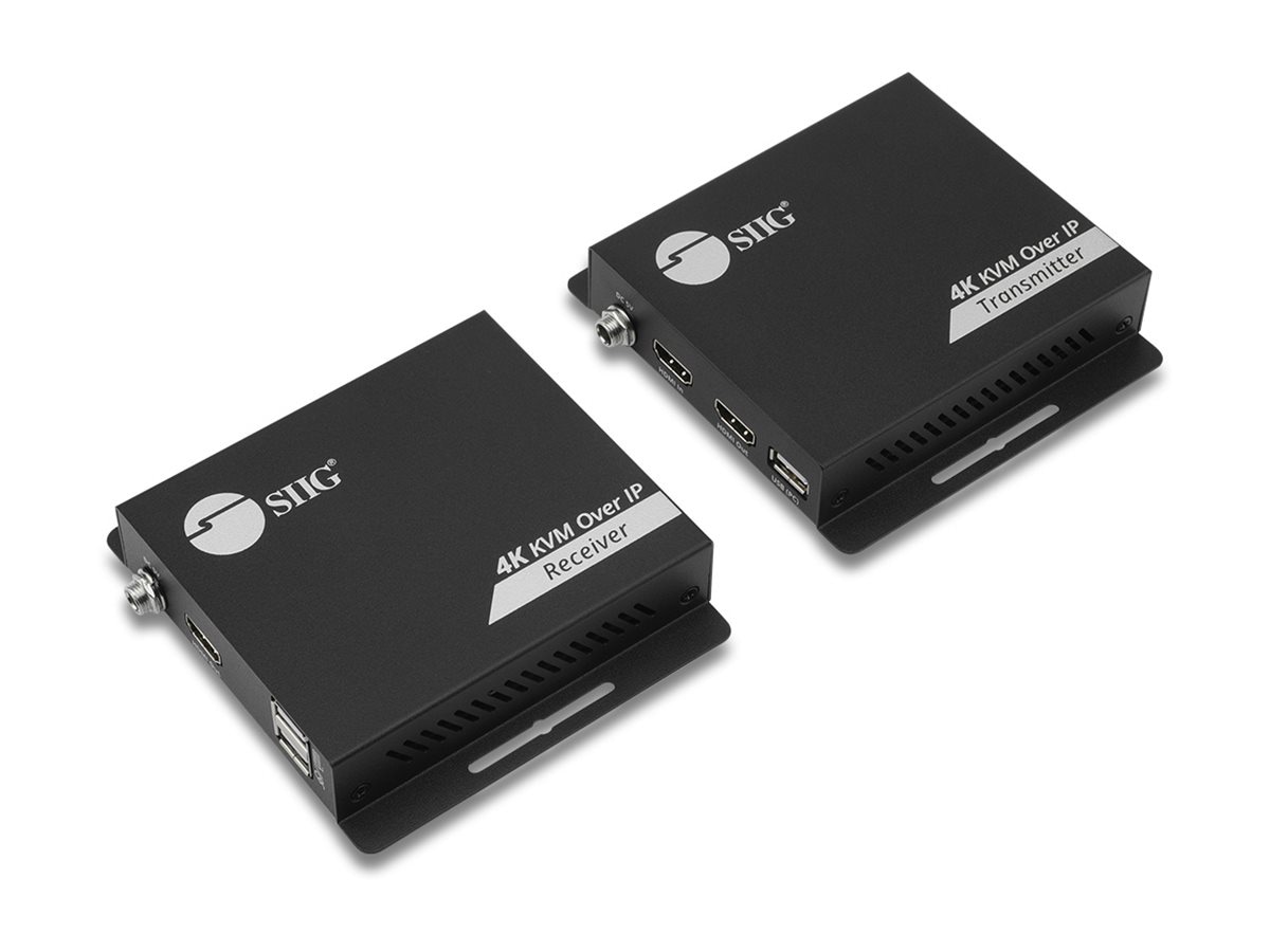 SIIG - transmitter and receiver - video/audio/infrared/USB extender - HDMI