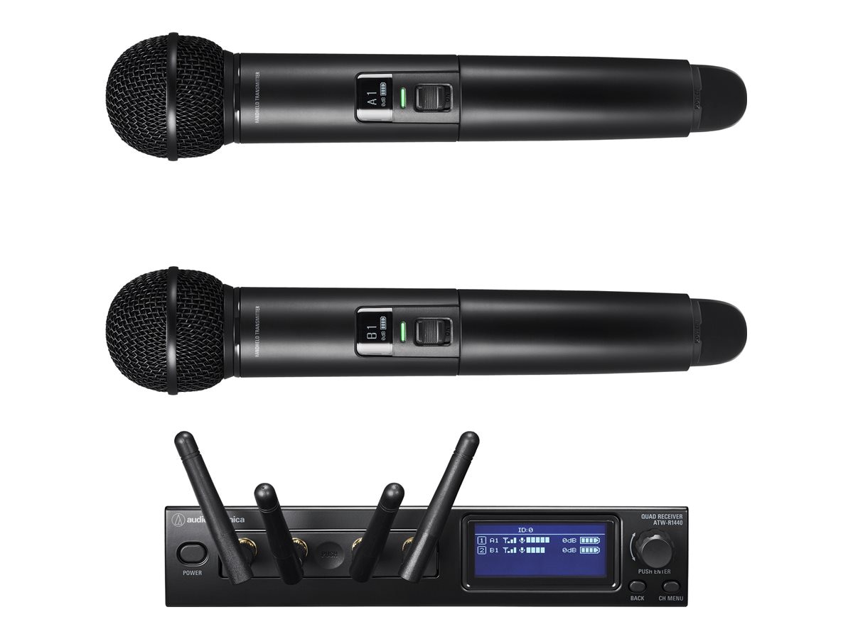 Audio-Technica System 20 PRO ATW-1422 - wireless audio delivery system for wireless microphone system - dual