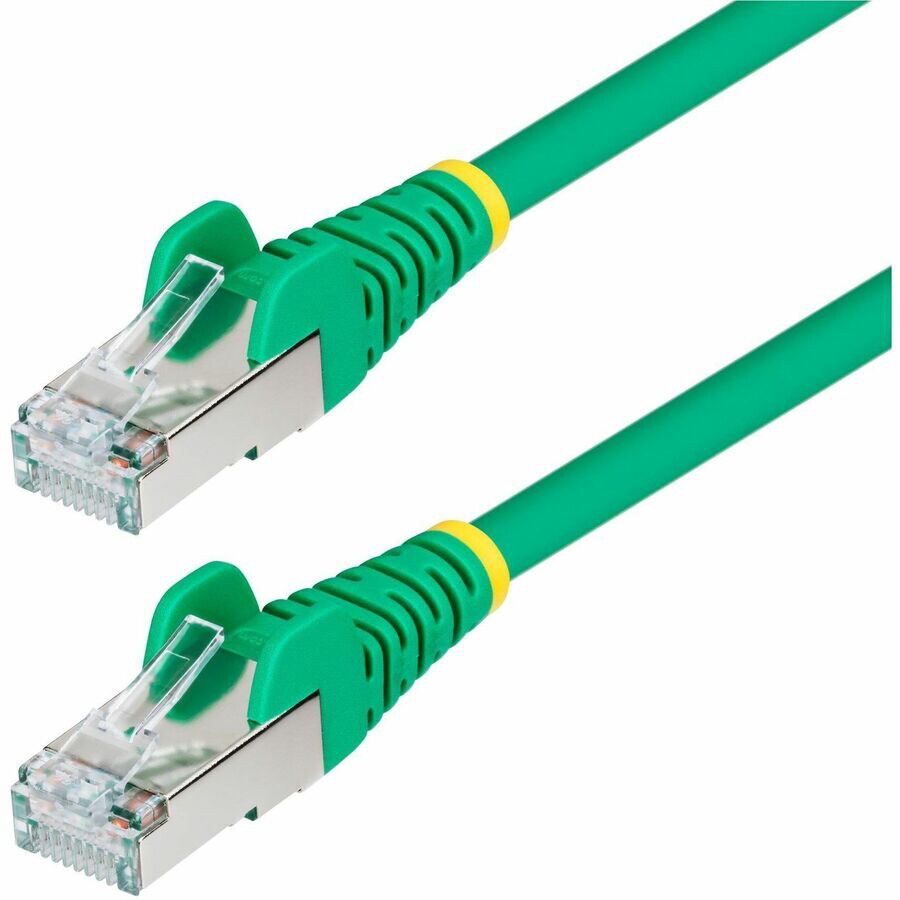 StarTech.com 1ft Green CAT6a Ethernet Cable, Snagless RJ45, 10G, 100W PoE,