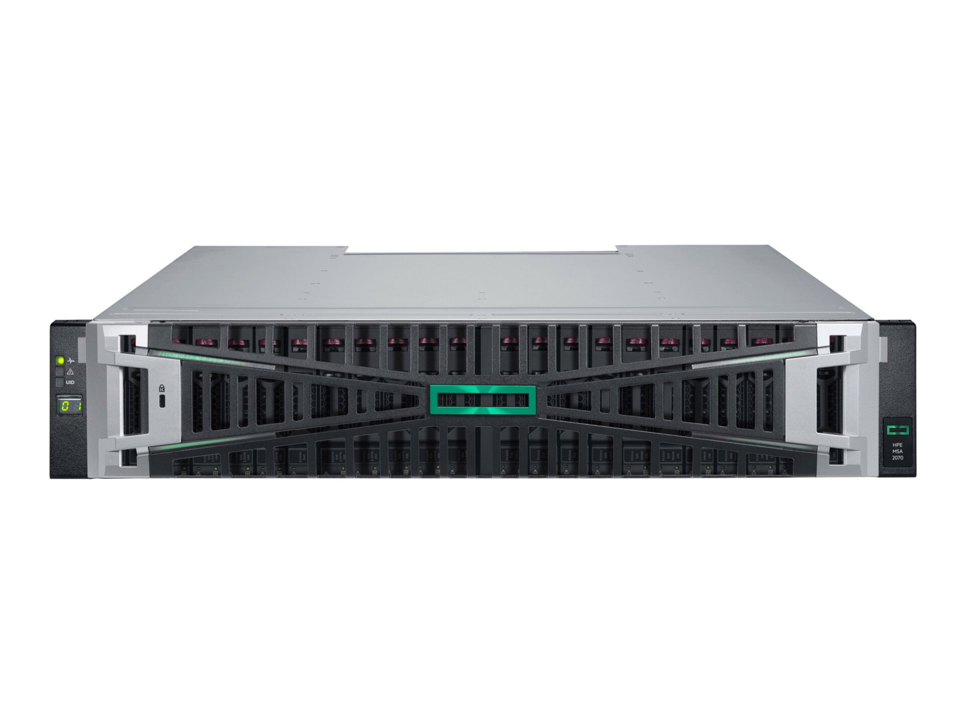 HPE Modular Smart Array 2070 10/25GbE iSCSI SFF Storage - 7th Generation - solid state / hard drive array