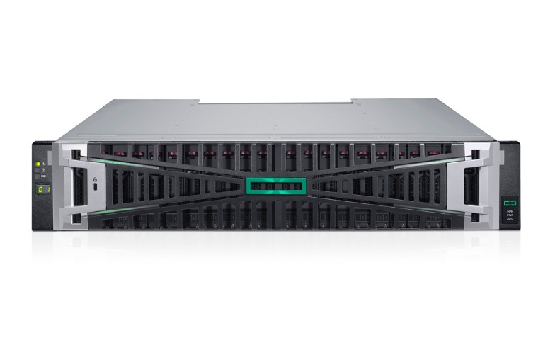 HPE MSA 2070 SFF - 2x 16Gb FC 4â€'port Cntrl - 12x 1.92TB SSD - 4x