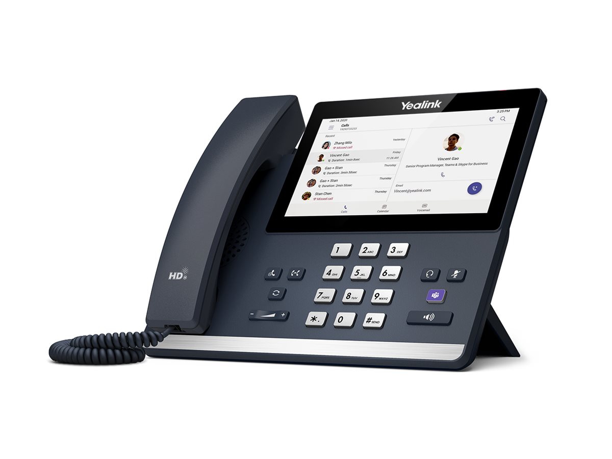 Yealink MP56 E2 - VoIP phone - with Bluetooth interface with caller ID ...