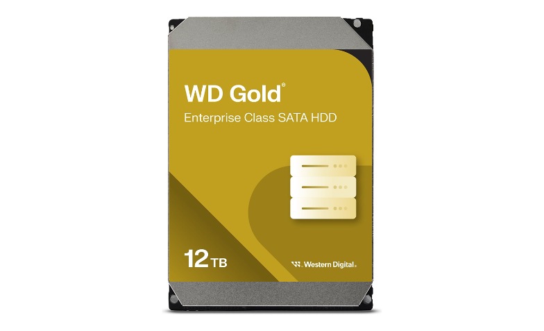 WD Gold WD122KRYZ - hard drive - Enterprise - 12 TB - SATA 6Gb/s
