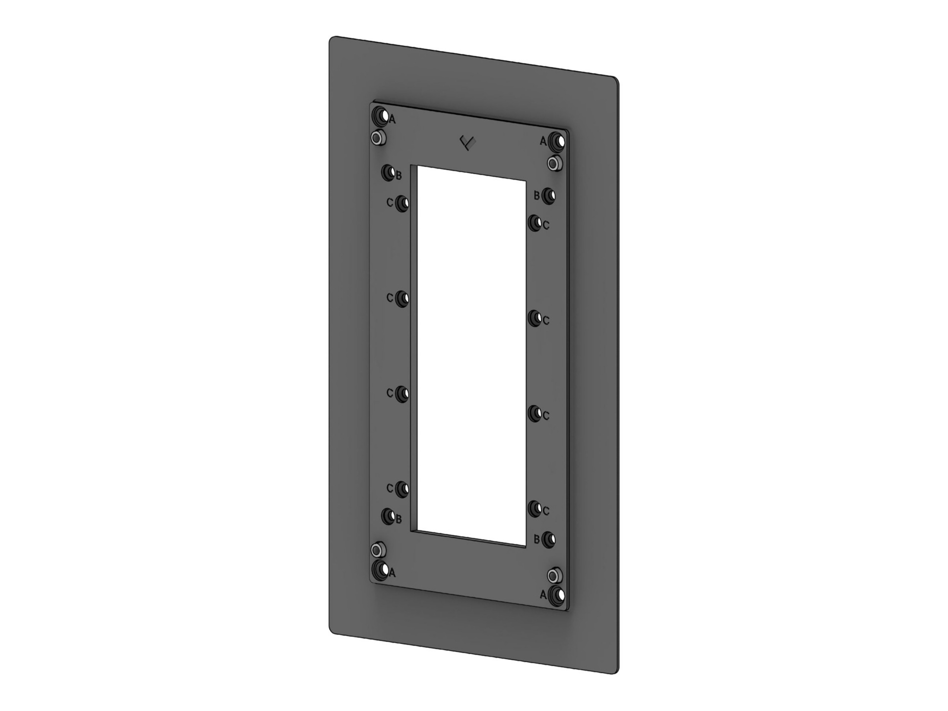 Verkada - trim plate - black