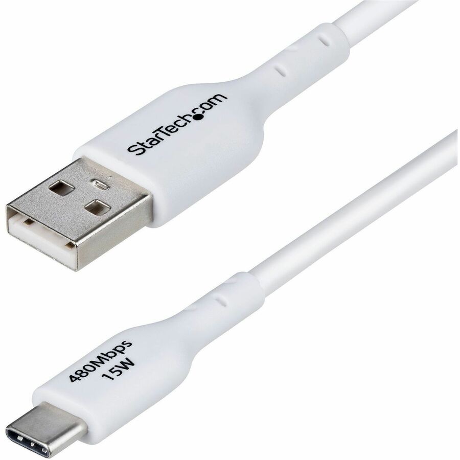 StarTech.com 6ft (1.8m) USB-A to USB-C Charging Cable, Charge & Sync, 3A, U