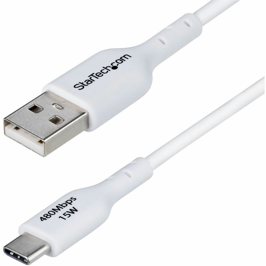 StarTech.com 3ft (91cm) USB-A to USB-C Charging Cable, Charge & Sync, 3A, U