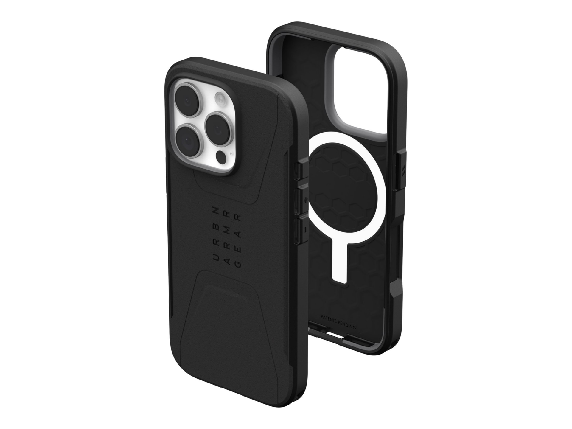 UAG Case for Apple iphone 16 Pro- Civilian w/MagSafe- Black