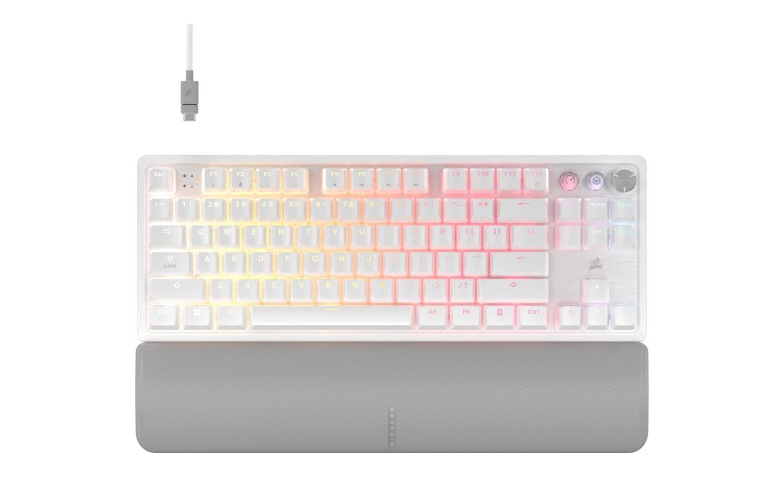 CORSAIR K70 PRO TKL - keyboard TKL - QWERTY - US English - white