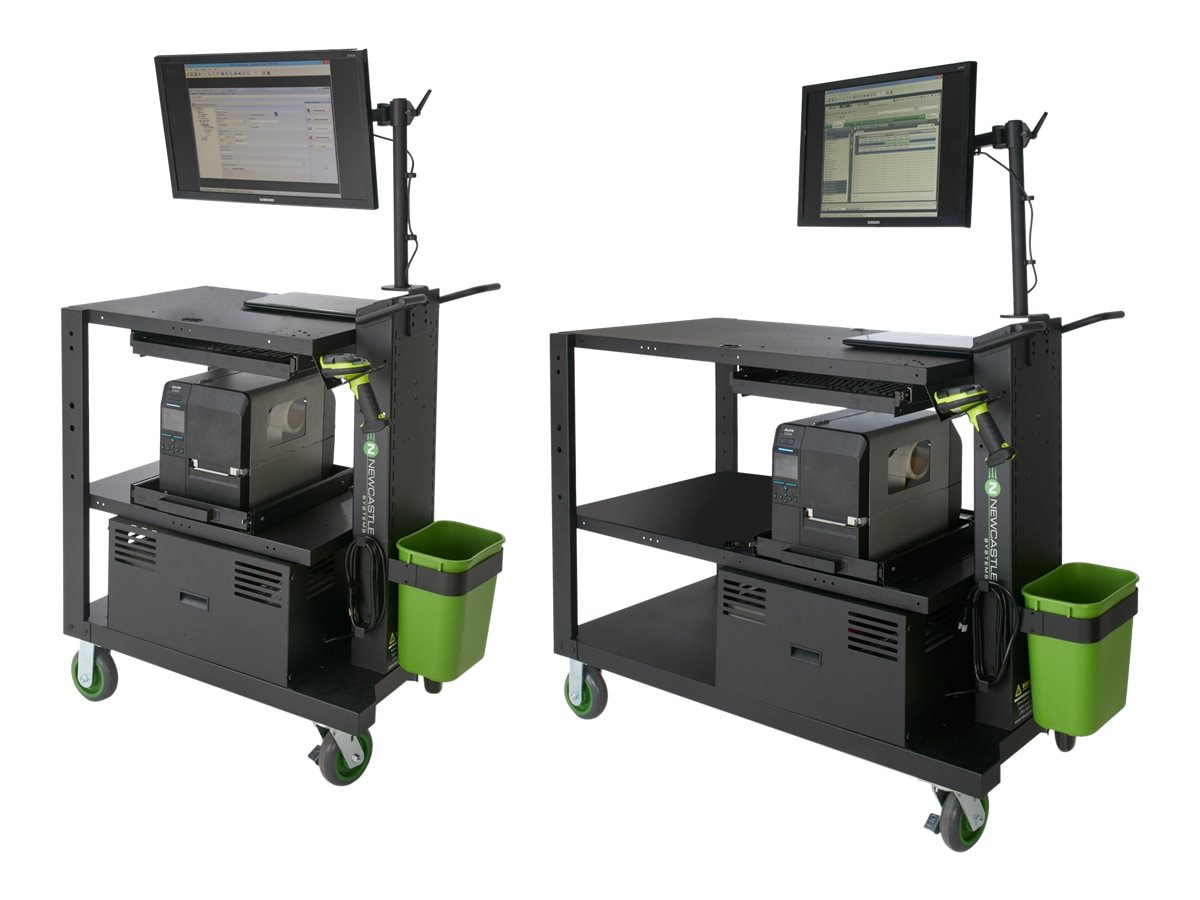Newcastle Systems PC Series PC554 Mobile Powered Workstation cart - for LCD