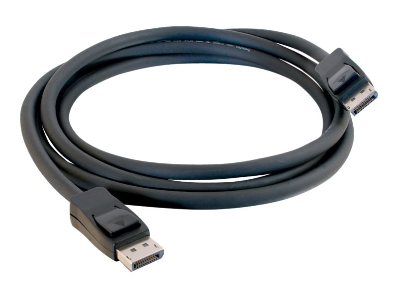 C2G 6ft 4K DisplayPort Cable with Latches - M/M - DisplayPort cable - 6 ft