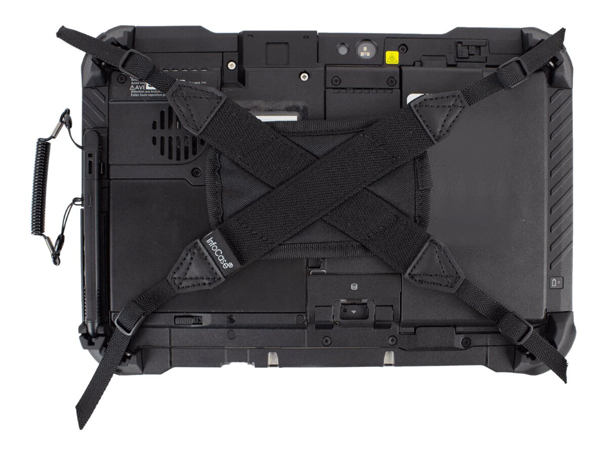 InfoCase - tablet PC carrying handle and shoulder strap