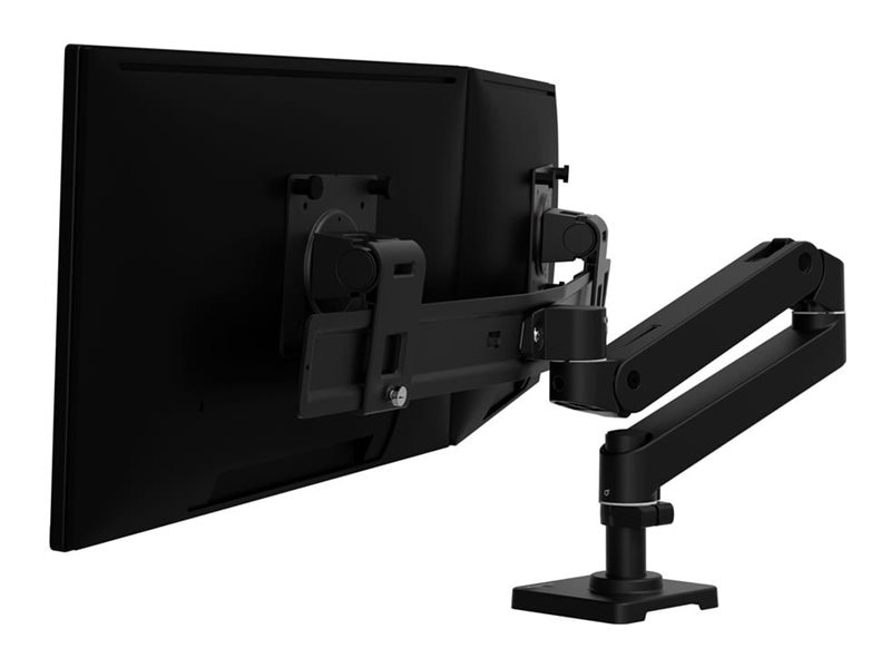Ergotron LX Pro mounting kit - for 2 flat panels - black
