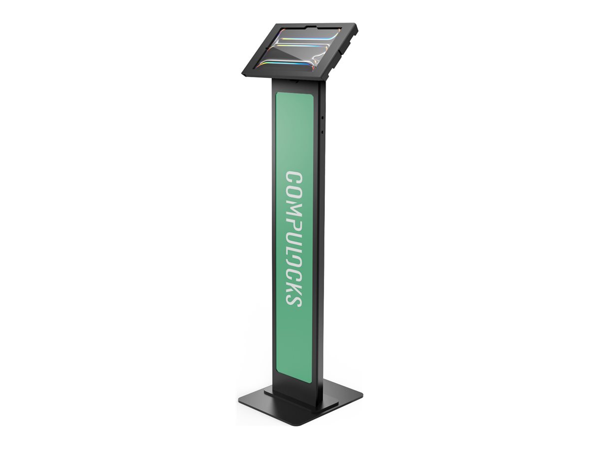 Compulocks iPad Pro M4 11" (2024), Apex Enclosure Brandable Floor Stand mounting kit - for tablet - brandable - black