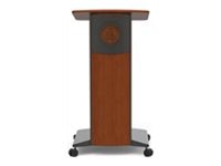 Spectrum Slim Lectern - lectern - rectangular - graphite talc