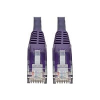 Eaton Tripp Lite Series Cat6 Gigabit Snagless Molded (UTP) Ethernet Cable (RJ45 M/M), PoE, Purple, 20 ft. (6.09 m) -