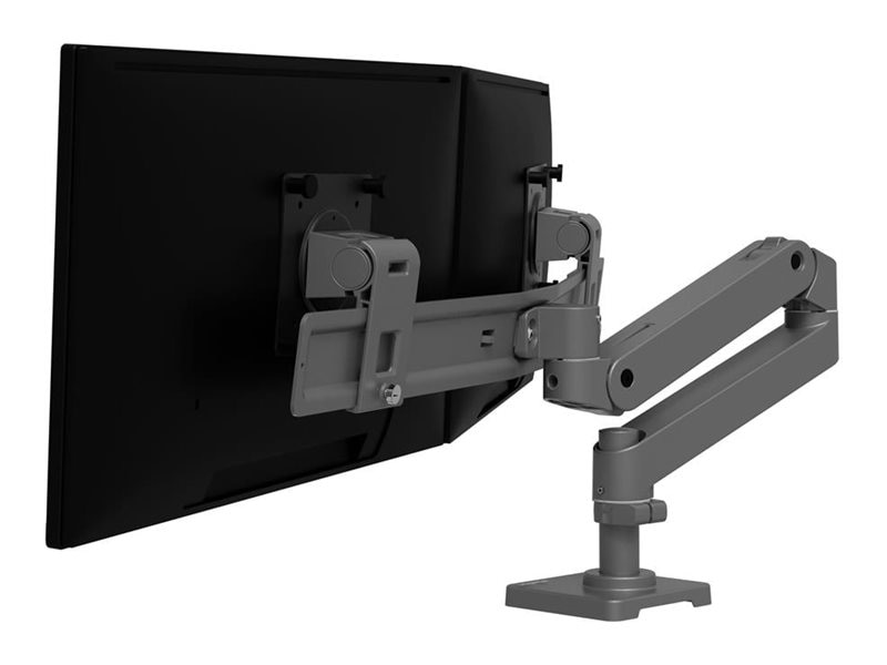 Ergotron LX Pro mounting kit - modular - for 2 LCD displays - dark gray
