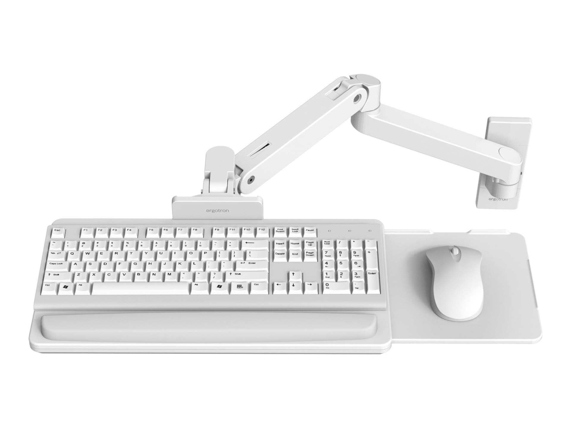 Ergotron LX Pro keyboard/mouse arm mount tray - adjustable