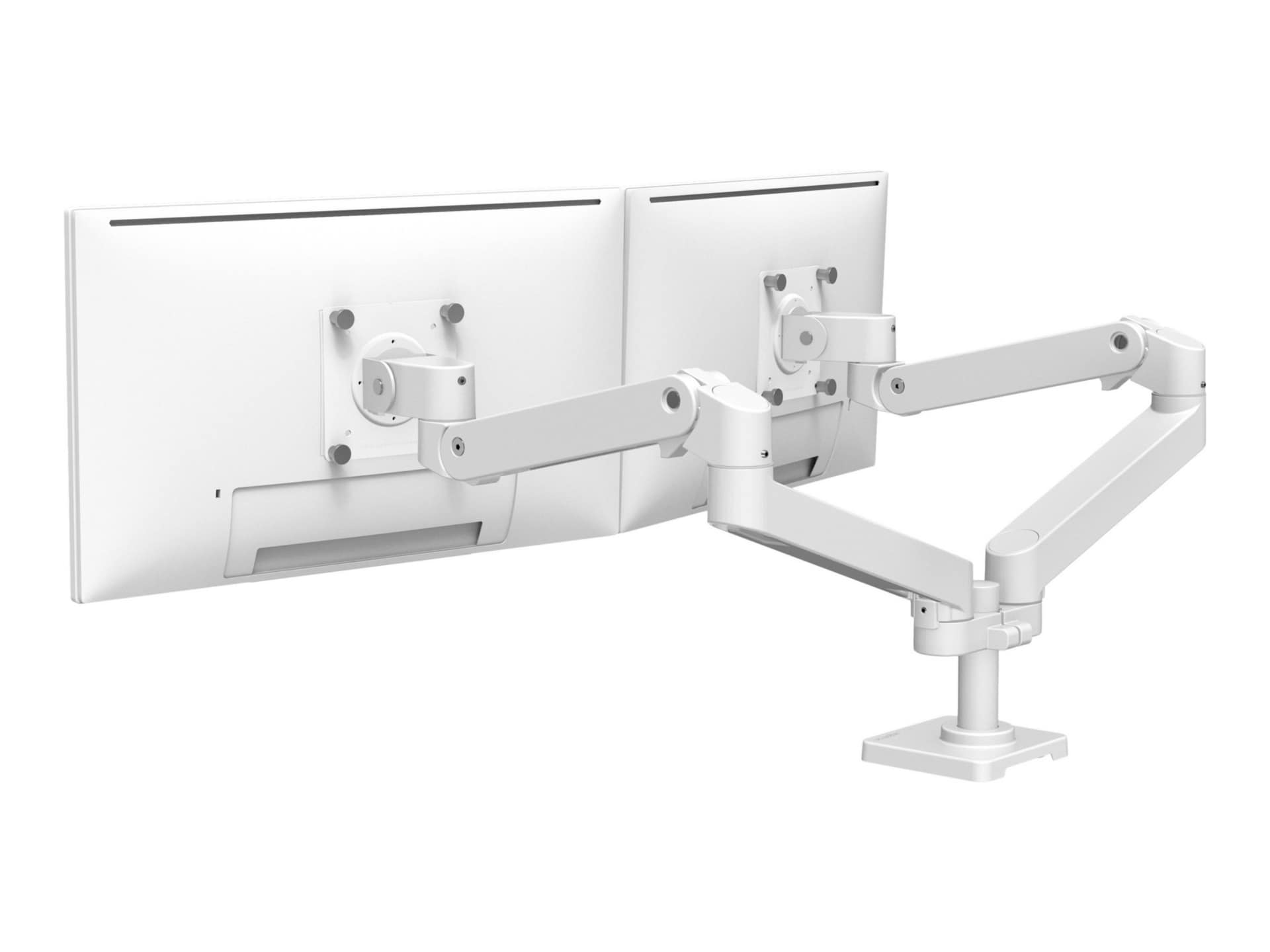 Ergotron LX Pro mounting kit - for 2 LCD displays - side-by-side - white