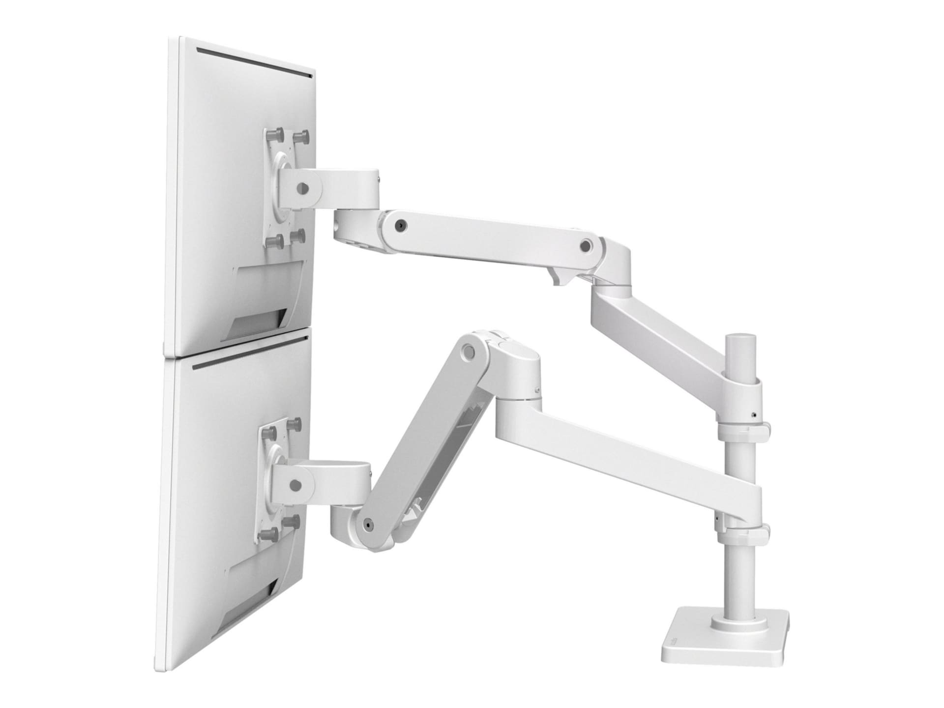 Ergotron LX Pro mounting kit - for 2 LCD displays - white