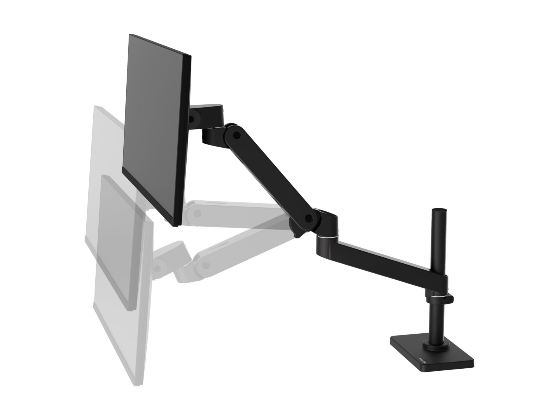 Thumbnail 3 of 12 for Ergotron LX Pro mounting kit - modular - for LCD display - with tall pole - black