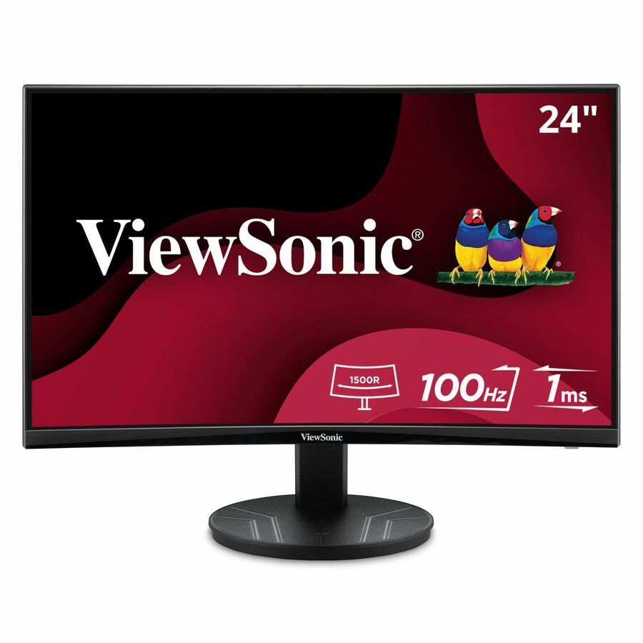 Thumbnail 5 of 6 for ViewSonic VA2416C - 1080p Curved Monitor with Variable Refresh Rate, HDMI, DisplayPort and VGA - 250 cd/m² - 24"