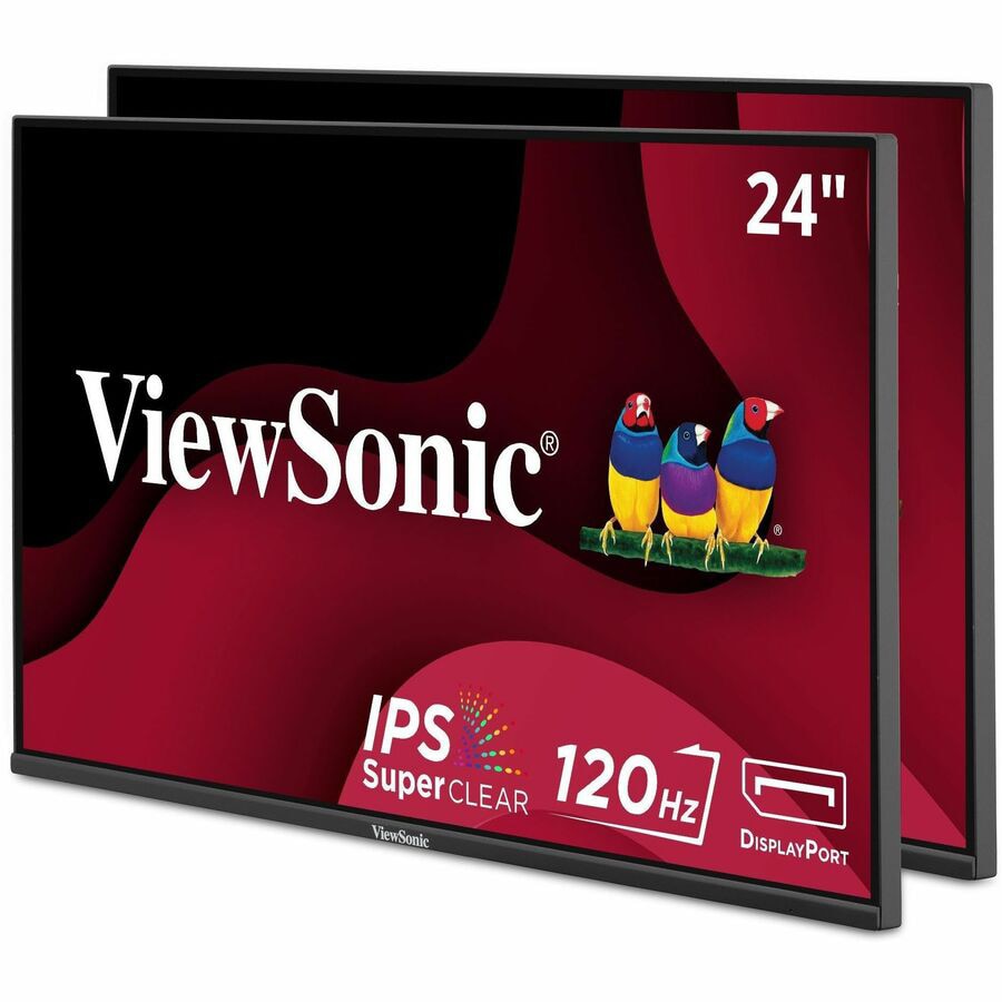 ViewSonic VA2456a-MHD_H2 - 1080p IPS Dual Pack Head-Only Monitors Variable