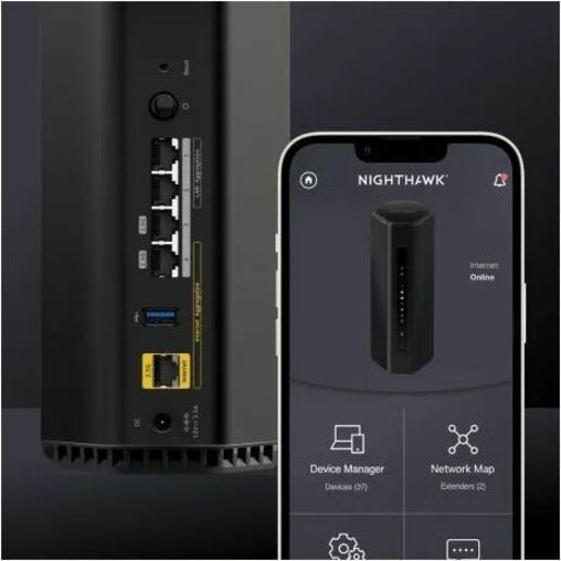 Thumbnail 6 of 8 for Netgear Nighthawk RS200 Wi-Fi 7 IEEE 802.11be Ethernet Wireless Router