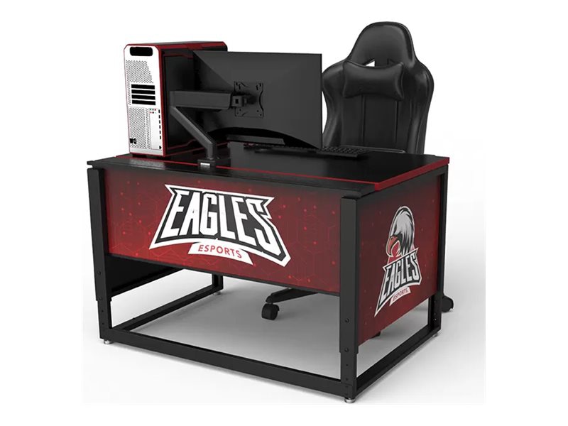 Spectrum Esports GG Gaming - desk - rectangular - black