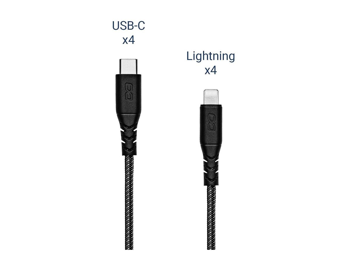 KwikBoost - USB-C cable - Lightning to USB-C - 50 cm