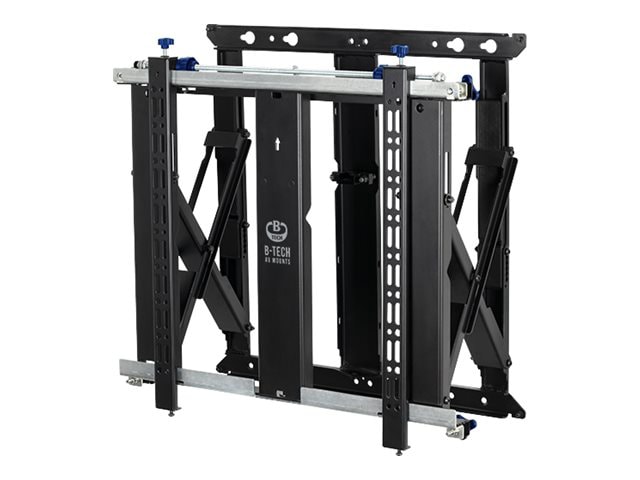B-TECH Professional BT8312 - Slimline mounting kit - for video wall - soft-open, full service - black