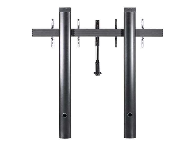 B-TECH Mode-AL BT8710 stand - low profile - for 2 flat panels / video conferencing system - premium , twin screen vc -