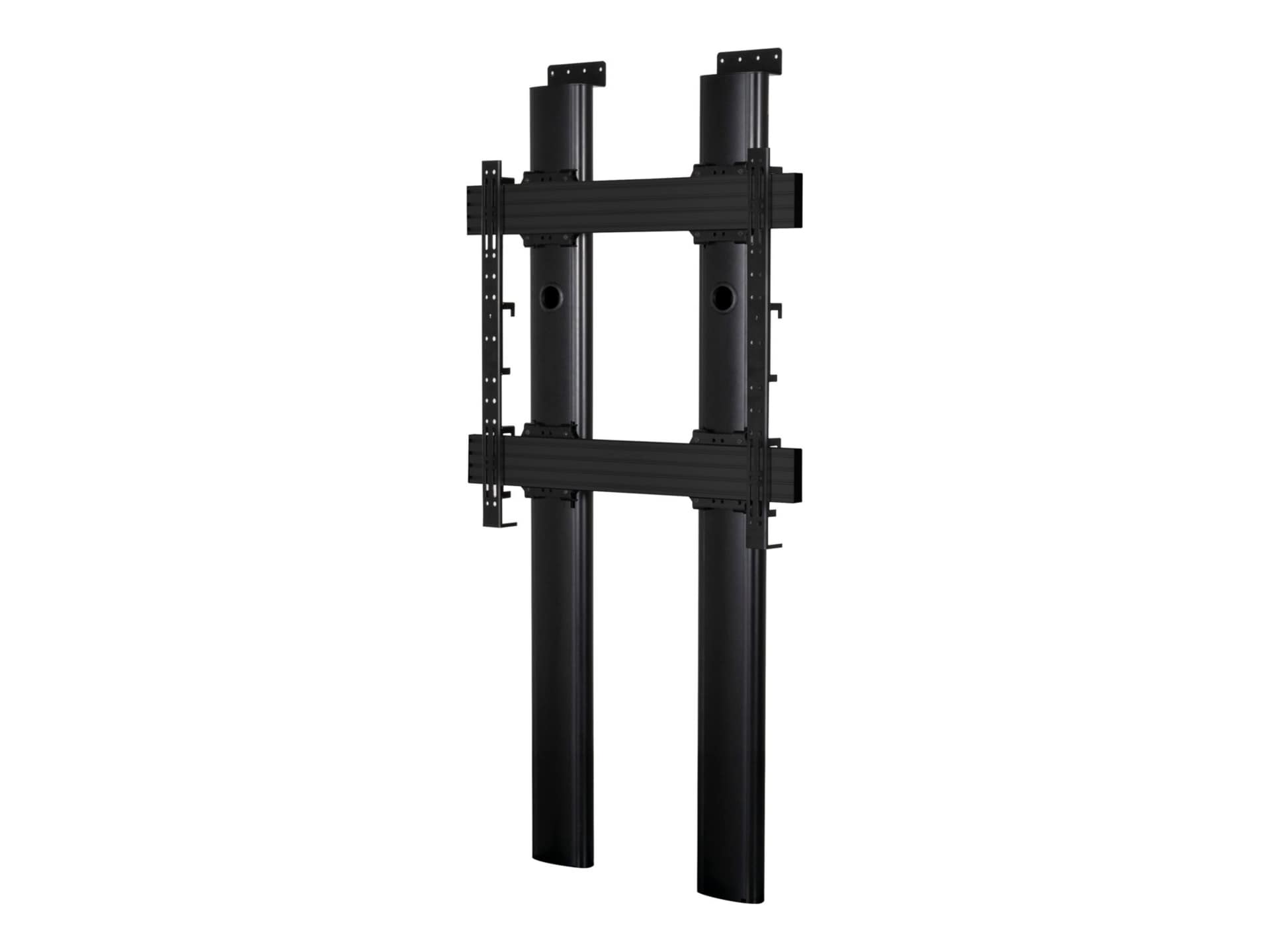 B-TECH Mode-AL BT8707 stand - twin column - for flat panel - premium - black